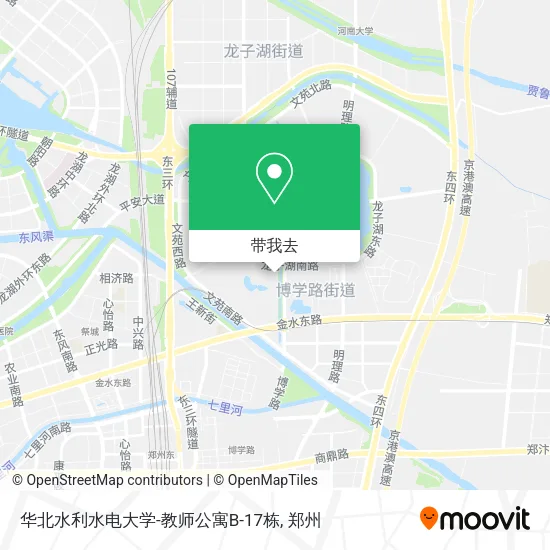 华北水利水电大学-教师公寓B-17栋地图