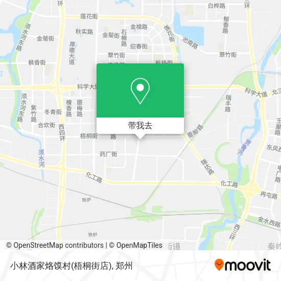 小林酒家烙馍村(梧桐街店)地图