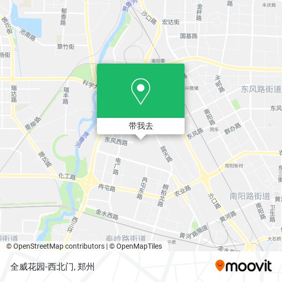 全威花园-西北门地图