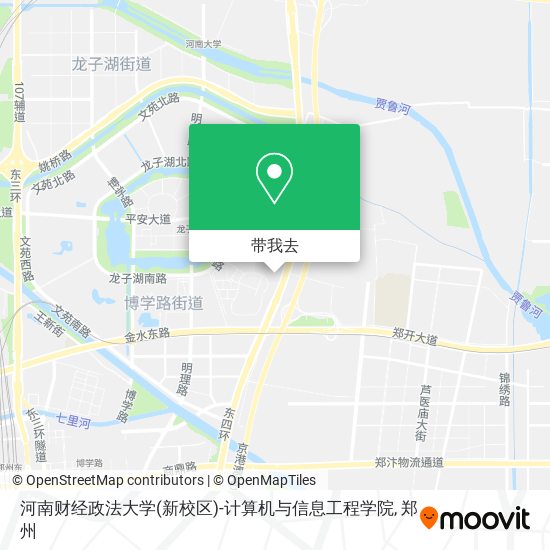 河南财经政法大学(新校区)-计算机与信息工程学院地图