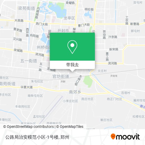 公路局治安模范小区-1号楼地图