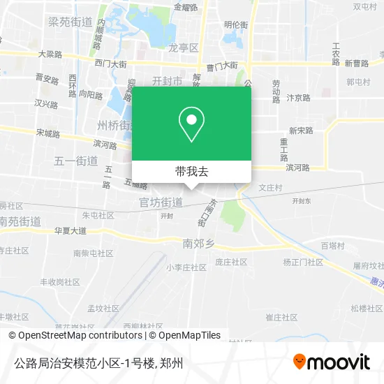 公路局治安模范小区-1号楼地图