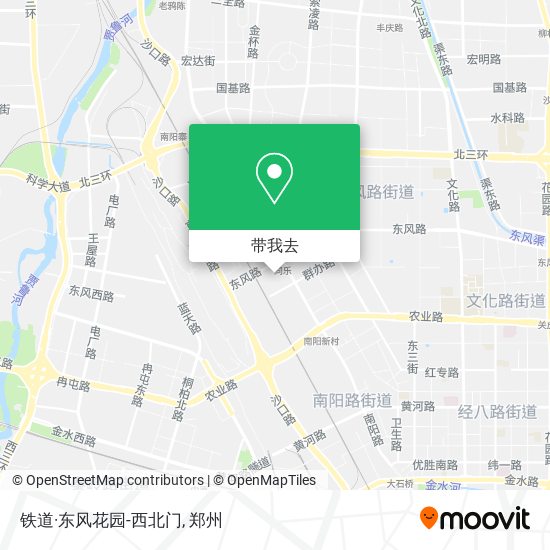 铁道·东风花园-西北门地图