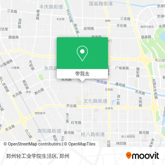 郑州轻工业学院生活区地图