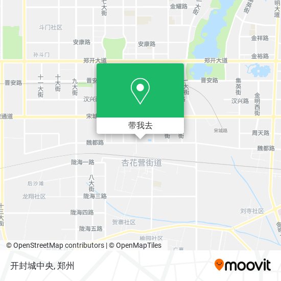 开封城中央地图