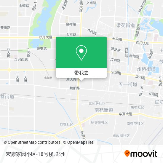 宏康家园小区-18号楼地图