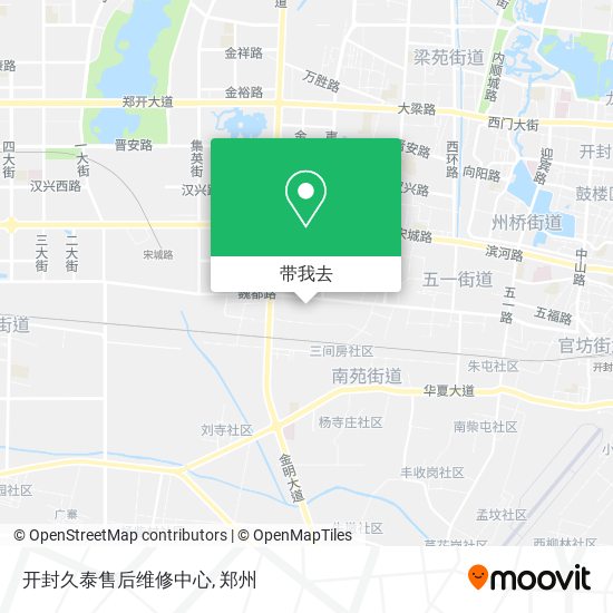 开封久泰售后维修中心地图