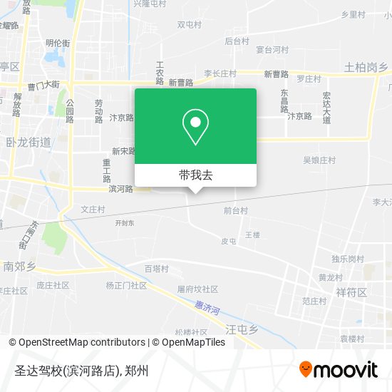 圣达驾校(滨河路店)地图