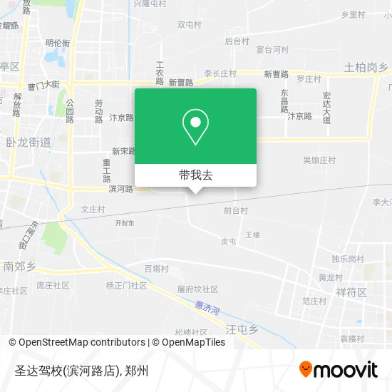 圣达驾校(滨河路店)地图