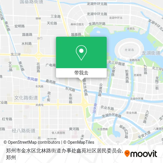 郑州市金水区北林路街道办事处鑫苑社区居民委员会地图