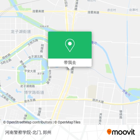 河南警察学院-北门地图