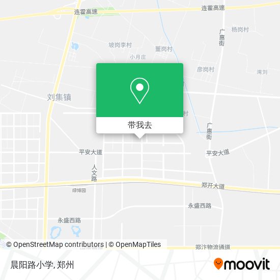 晨阳路小学地图
