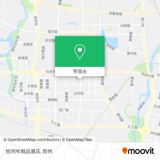 恰同年精品酒店地图