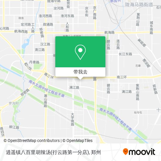 逍遥镇八百里胡辣汤(行云路第一分店)地图