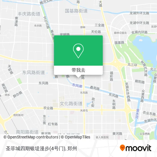 圣菲城四期银堤漫步(4号门)地图