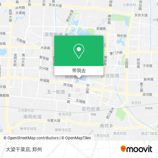 大梁干菜店地图