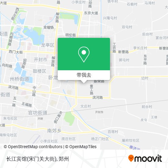 长江宾馆(宋门关大街)地图