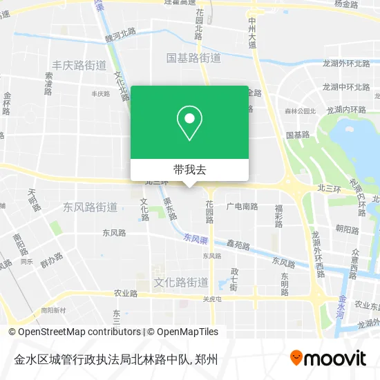 金水区城管行政执法局北林路中队地图