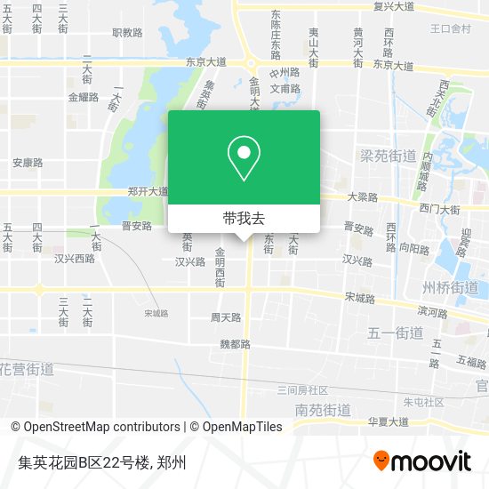 集英花园B区22号楼地图