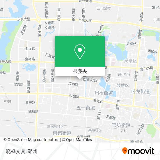 晓桦文具地图