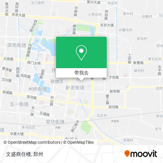 文盛商住楼地图