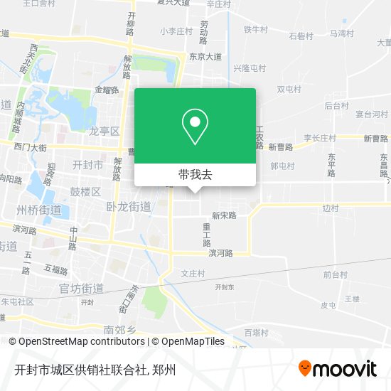 开封市城区供销社联合社地图