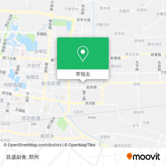 昌盛副食地图