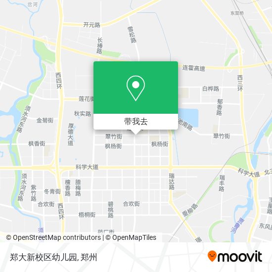 郑大新校区幼儿园地图