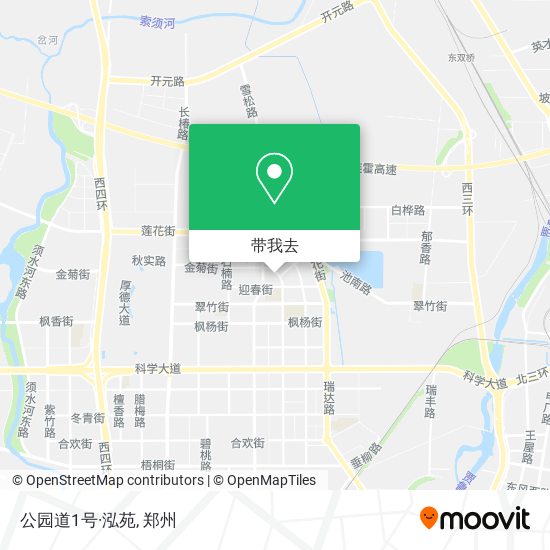 公园道1号·泓苑地图