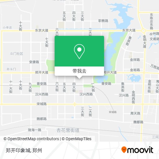 郑开印象城地图