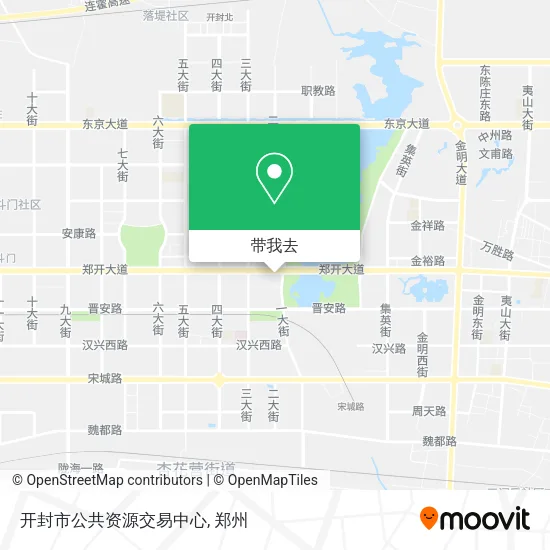 开封市公共资源交易中心地图