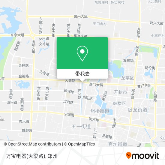 万宝电器(大梁路)地图