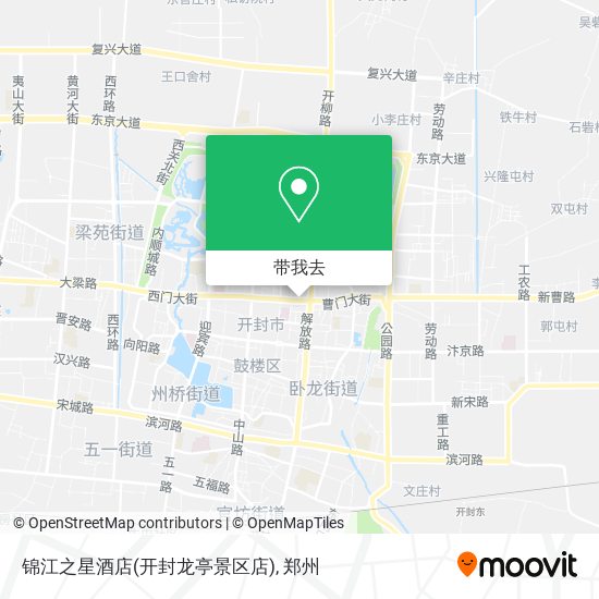 锦江之星酒店(开封龙亭景区店)地图