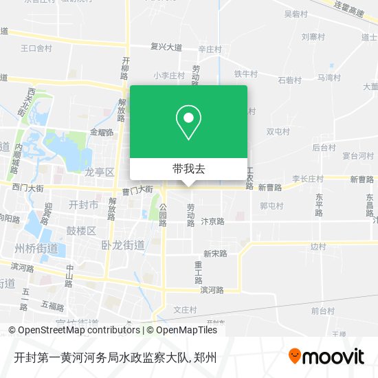开封第一黄河河务局水政监察大队地图