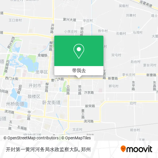 开封第一黄河河务局水政监察大队地图