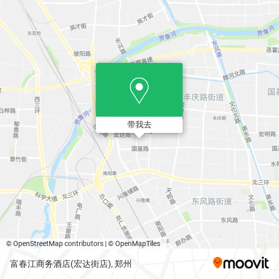 富春江商务酒店(宏达街店)地图