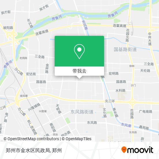 郑州市金水区民政局地图