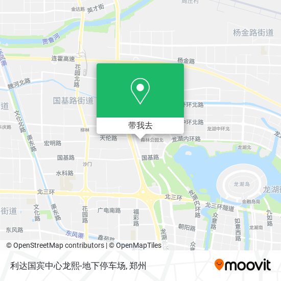 利达国宾中心龙熙-地下停车场地图