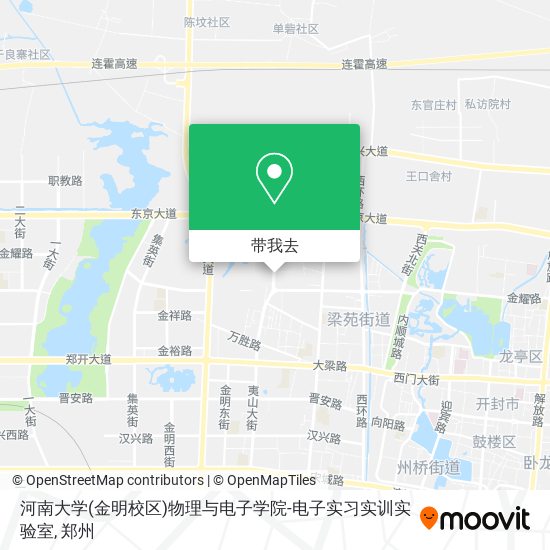 河南大学(金明校区)物理与电子学院-电子实习实训实验室地图