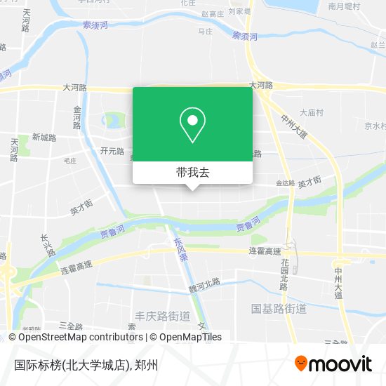 国际标榜(北大学城店)地图
