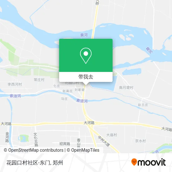 花园口村社区-东门地图