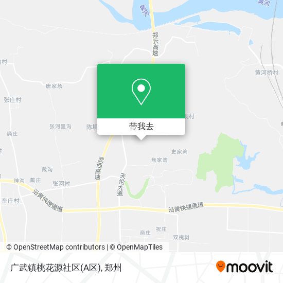 广武镇桃花源社区(A区)地图