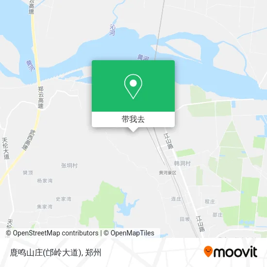 鹿鸣山庄(邙岭大道)地图