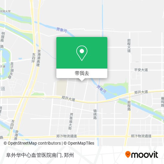 阜外华中心血管医院南门地图