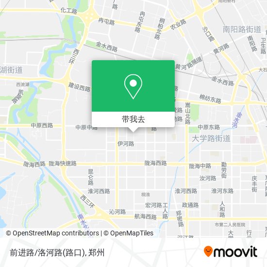 前进路/洛河路(路口)地图