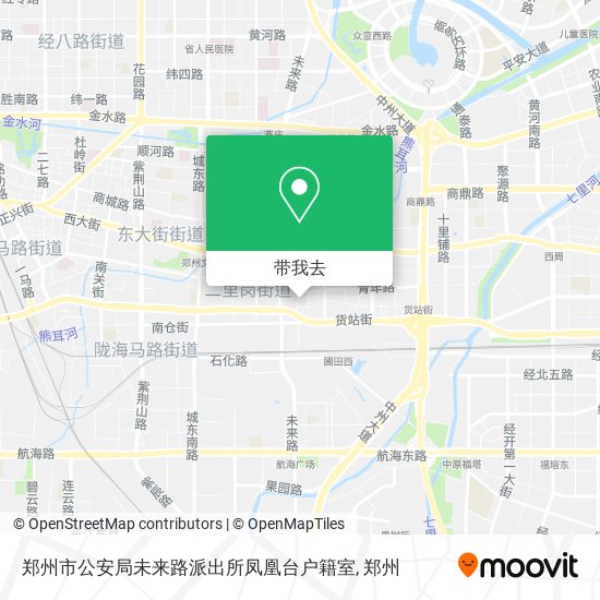 郑州市公安局未来路派出所凤凰台户籍室地图
