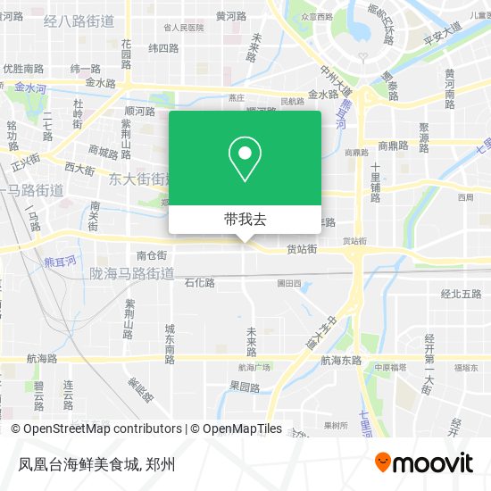 凤凰台海鲜美食城地图