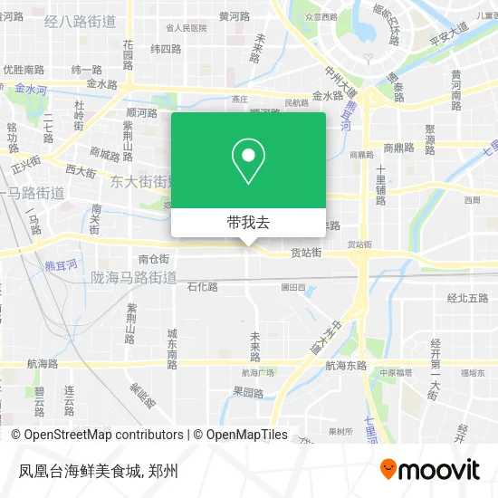 凤凰台海鲜美食城地图