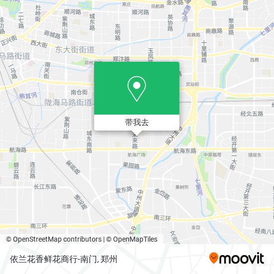 依兰花香鲜花商行-南门地图