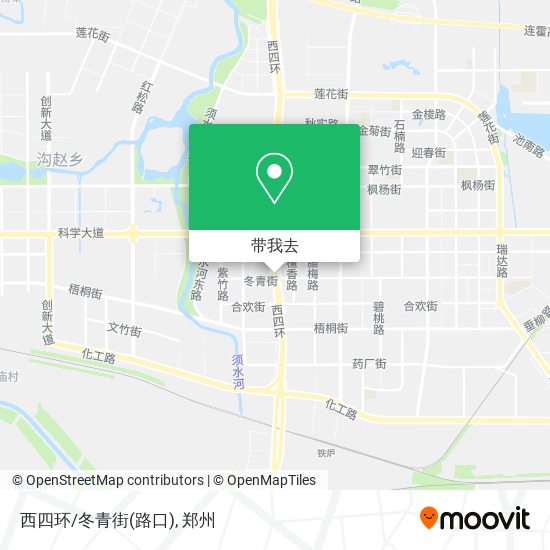 西四环/冬青街(路口)地图